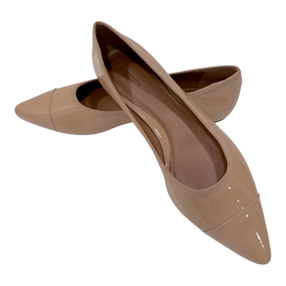 Rebecca Allen Ballet Flats in Nude Patent - Picture 9 of 9
